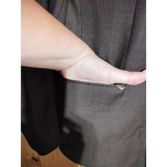 Jos. A Banks brown sports coat men size 43 regular 100% Wool - Picture 3 of 10